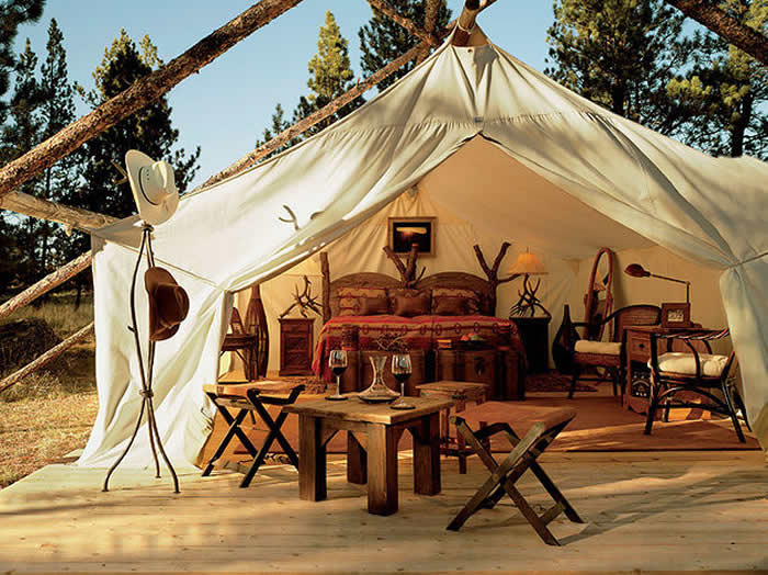 Le glamping, luxe et nature